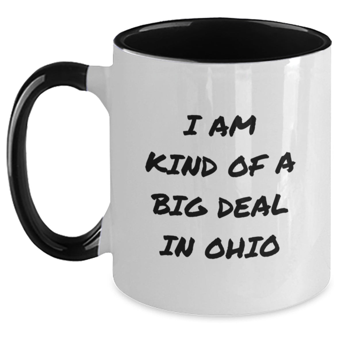 Funny Ohio Gifts from Friends, Two Tone Coffee Mugs with I Am Kind Of A Prime Selection In Ohio Quote, Perfect for Ohio Lovers, Unique Christmas Unique Gifts for Men or Women - Main