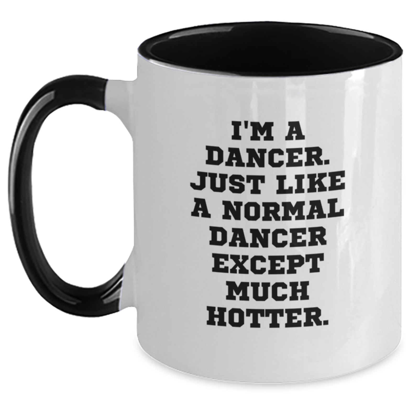 Funny Dancer Gifts for Dancers, Two Tone Coffee Mug, Birthday Unique Gifts from Friends and Family - Main