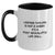 Funny Leather Tooling Gifts for Men - Two Tone Coffee Mug, Black and White, Navy and White, Pink and White Options, Gifts from Friends to Family - Main