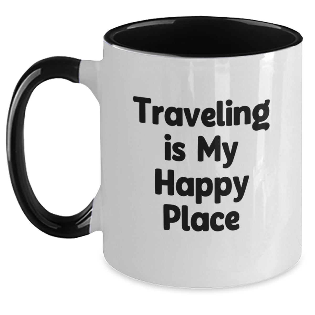 Traveling Gifts for Men from Family - Funny Traveling Quote on Two Tone Coffee Mug - Main