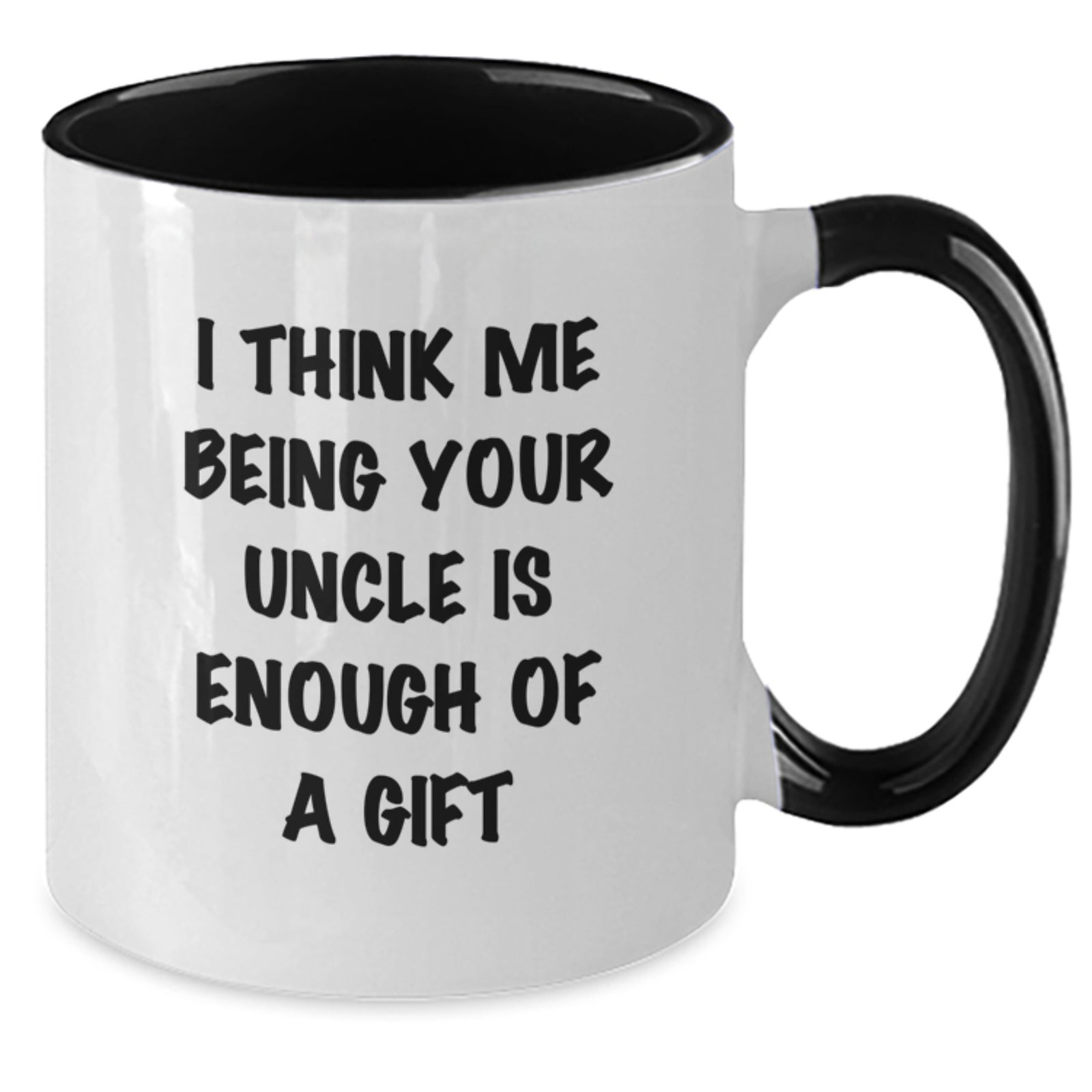 Funny Uncle Gifts from Men to Uncle - Unique Two Tone Coffee Mug for Graduation - Additional