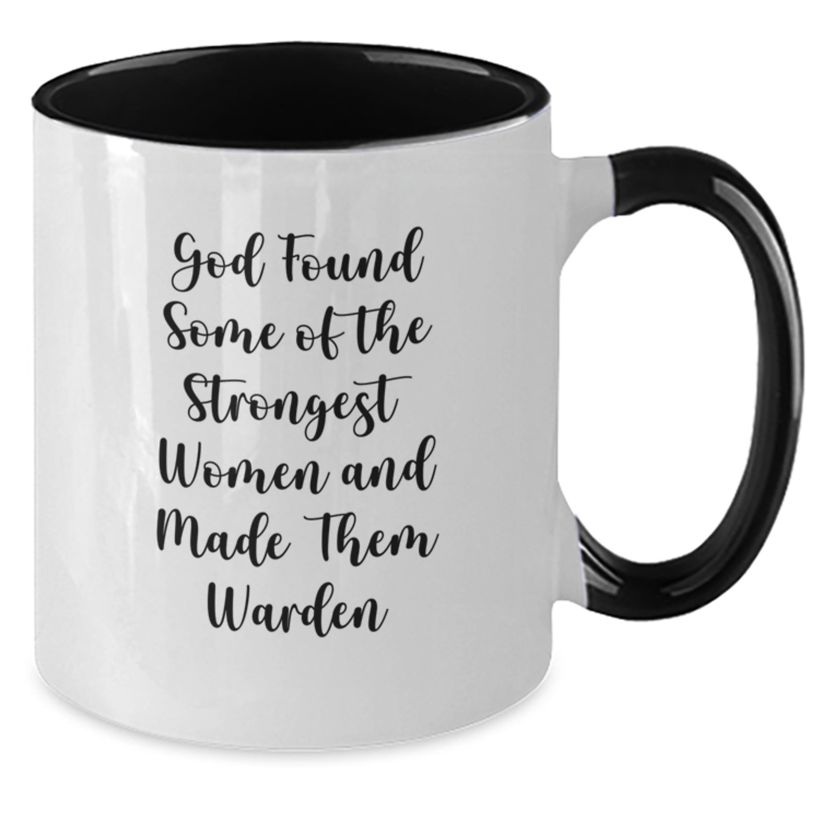 Funny Warden Gifts from Men to Women, Inspirational Two Tone Coffee Mug for Christmas Unique Presents - Additional