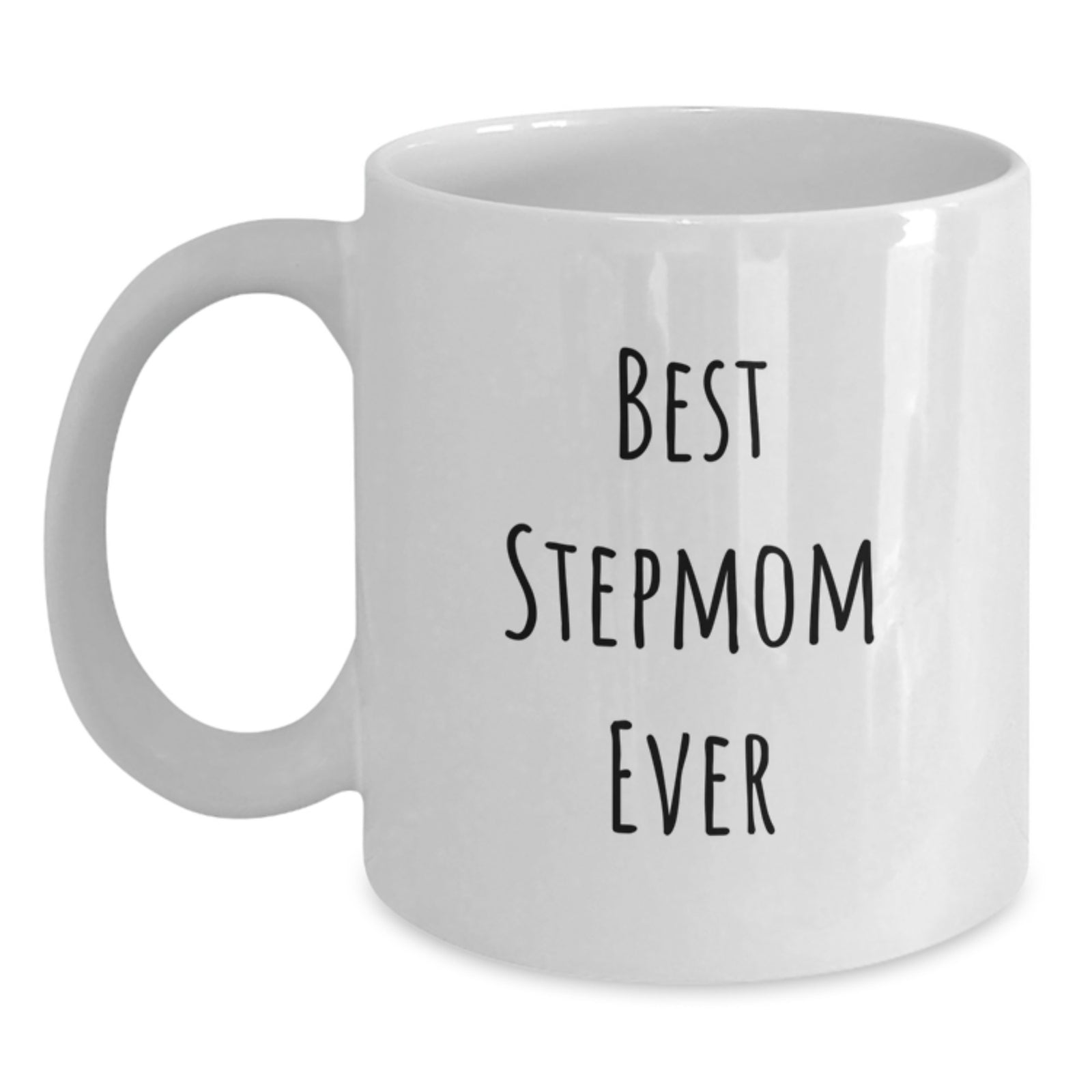 Funny Stepmom Gifts from Men to Best Stepmom Ever, White Coffee Mug for Birthday Unique Gifts - Main