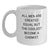 Funny Chemist Gifts for Men White Coffee Mug - All Men Are Created Equal But The Coolest Become A Chemist Christmas Unique Presents - Main