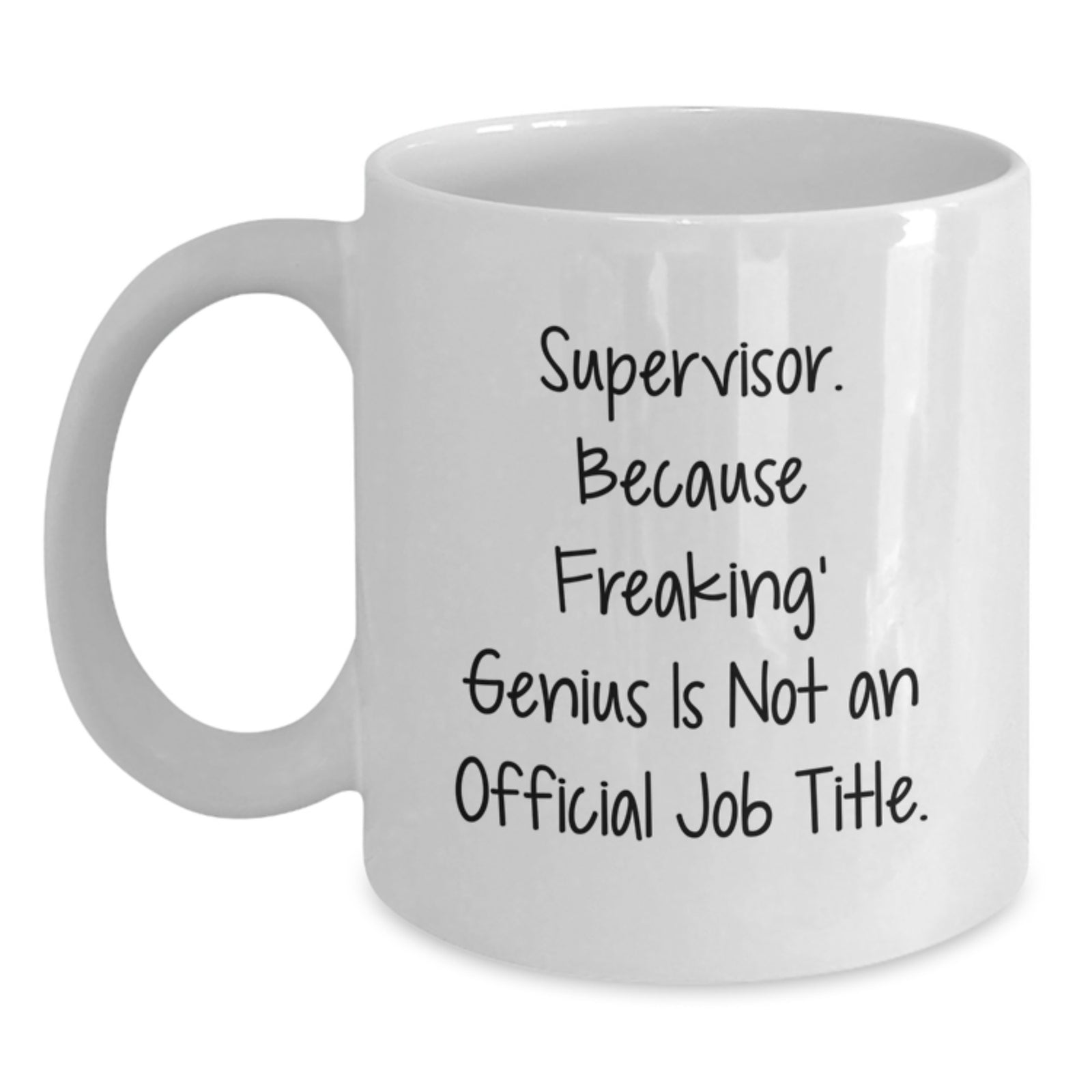 Supervisor Keepsake White Ceramic Coffee Mug Birthday Gift for Him - Main