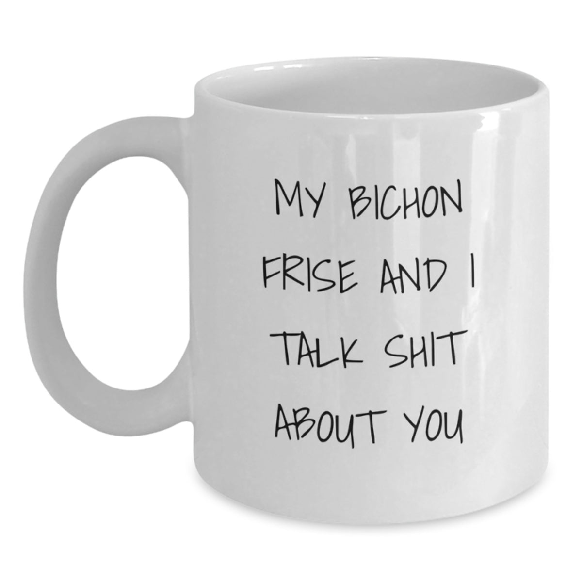 Bichon Frise Keepsake Mug for Him Birthday Gift White 11oz Ceramic - Main