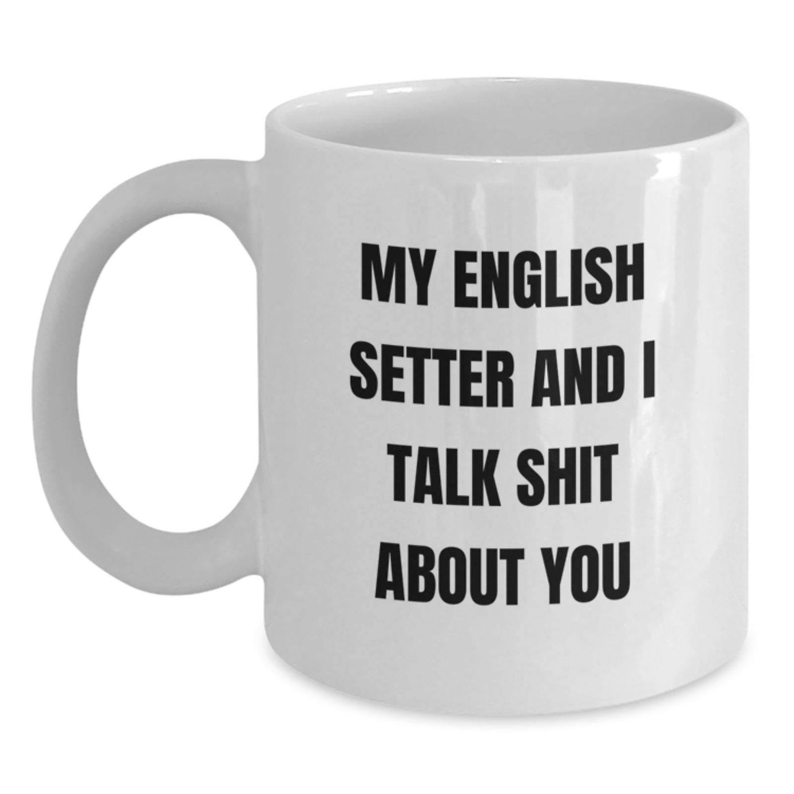 Birthday Gift English Setter Mug for Her – Keepsake White Ceramic - Main