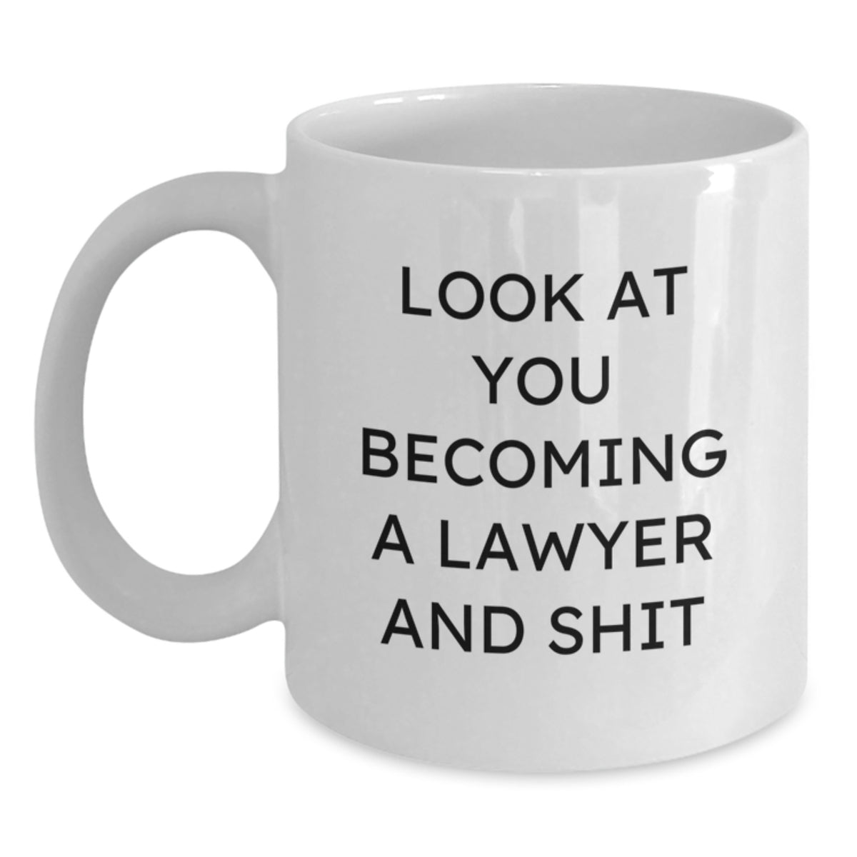 Lawyer Gift For Him A Humorous Keepsake Mug - Look At You Becoming A - Main
