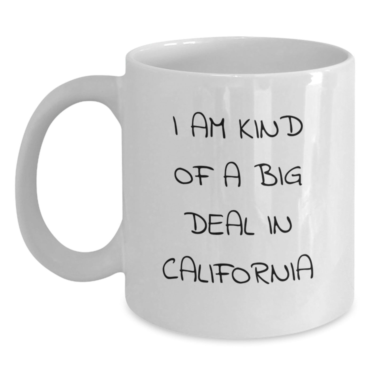 California State Gifts Funny White Coffee Mugs for Him, Her, Men, Women, Friends and Family, Gifts from Men, Women, Friends, Coworkers, Family to California, Christmas Unique Gifts - Main