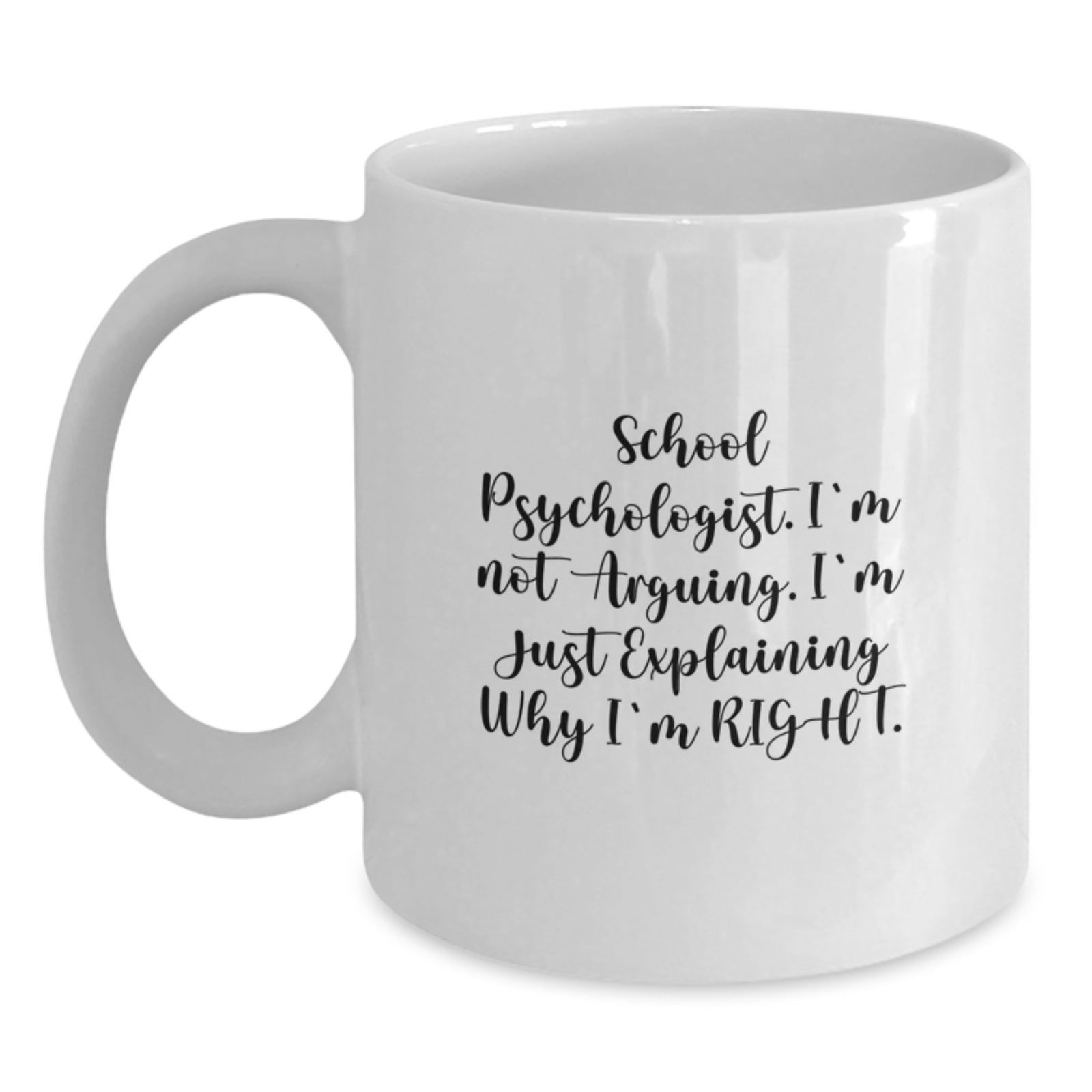 School Psychologist Keepsake White Mug for Him Christmas Gift - Main