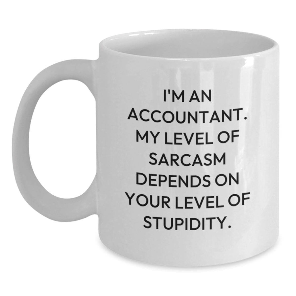 Funny Accountant Gifts from Friends, White Coffee Mugs, Inspirational Quote for Accountant Men or Women, Graduation Unique Gifts - Main