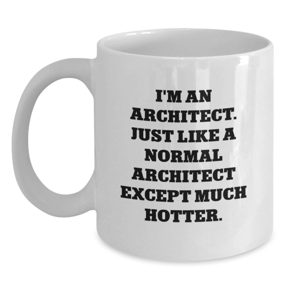 Funny Architect White Coffee Mug Gifts from Men to Women Colleagues Family on Mother's Day Unique Unique Gifts - Main