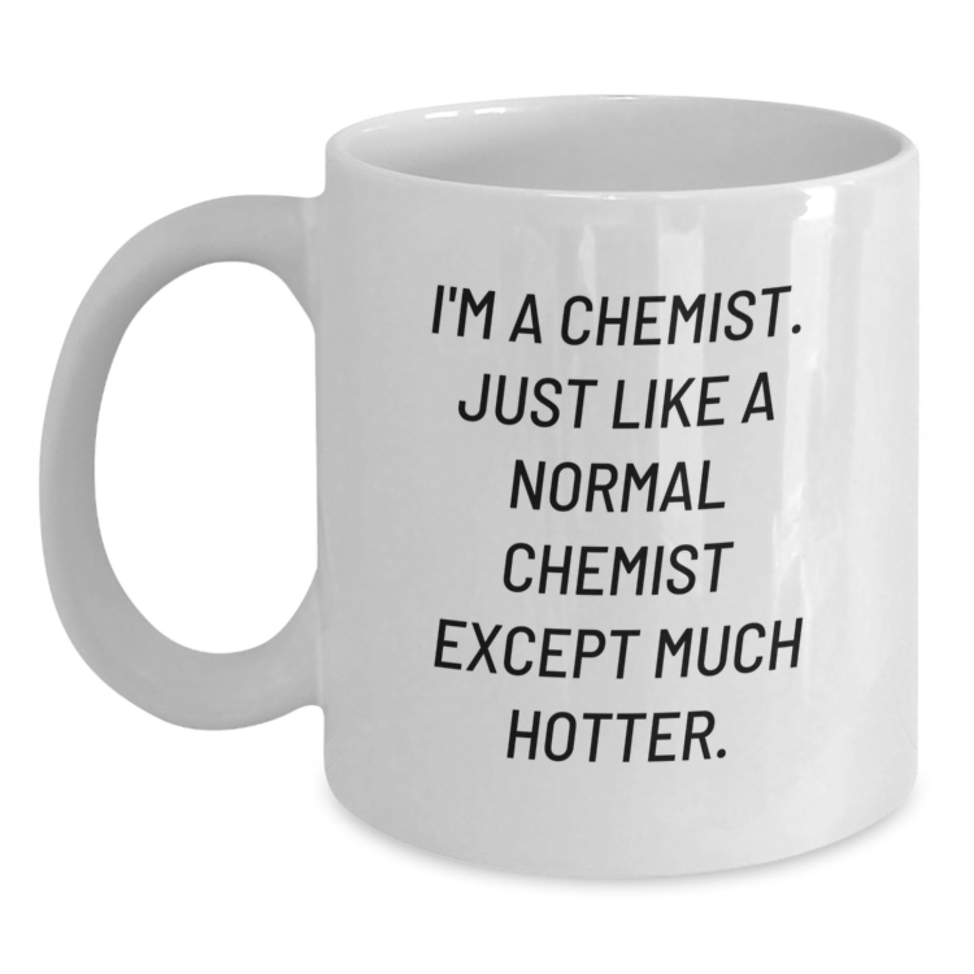 Funny Chemist White Coffee Mugs for Christmas Unique Gifts from Friends and Family to Chemist Men and Women - Main