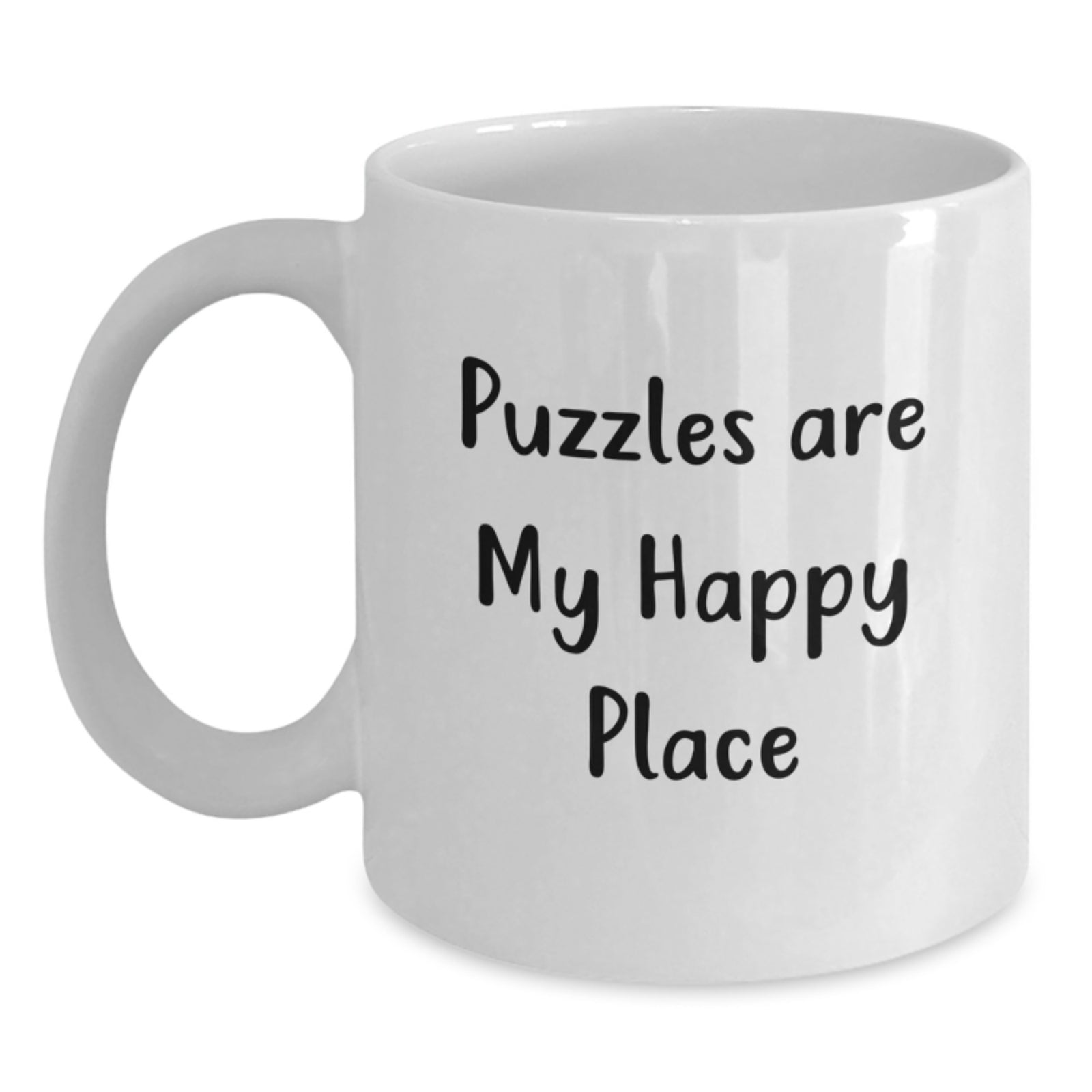 Funny Puzzles Quotes Gifts for Puzzles Enthusiasts from Friends, White Coffee Mug for Her, Perfect Graduation Unique Gifts - Main