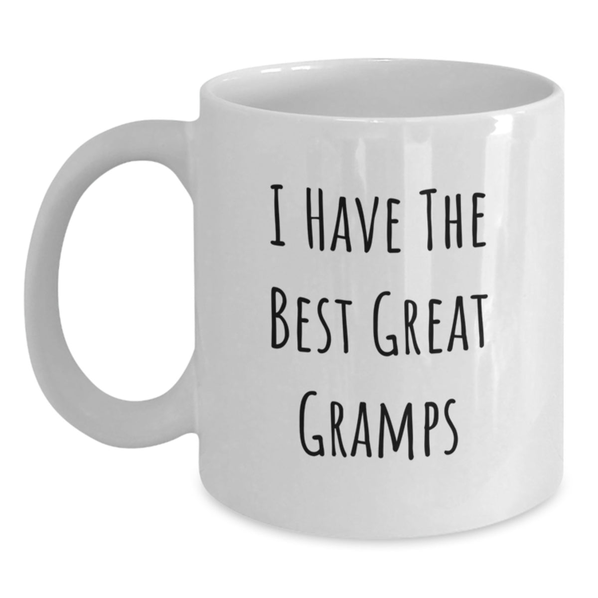 Funny Gramps Gifts from Family for Gramps - I Have The Best Great Gramps - White Coffee Mug - Main