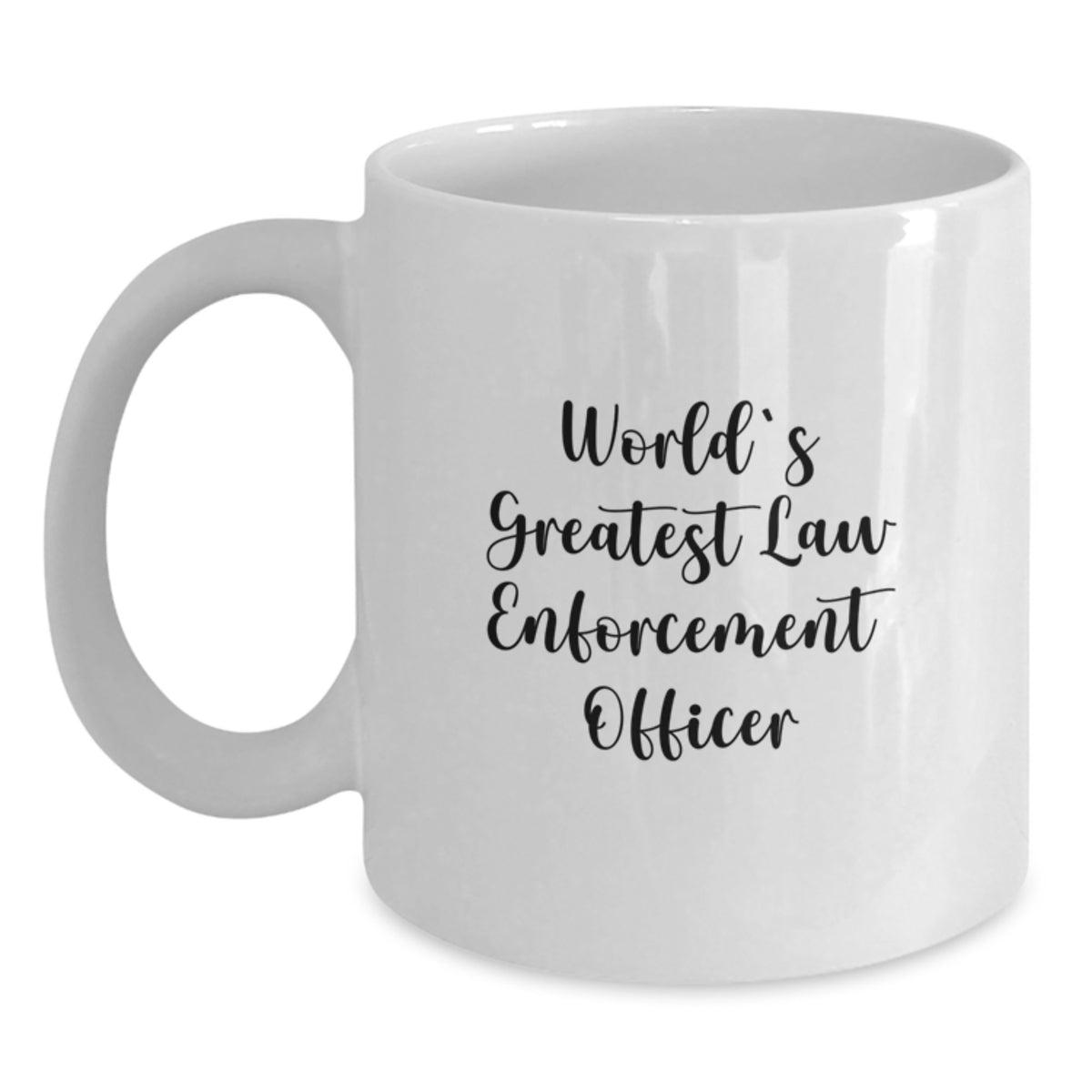 Birthday Gift for Her Present Law Enforcement Mug – World's Greatest - Main