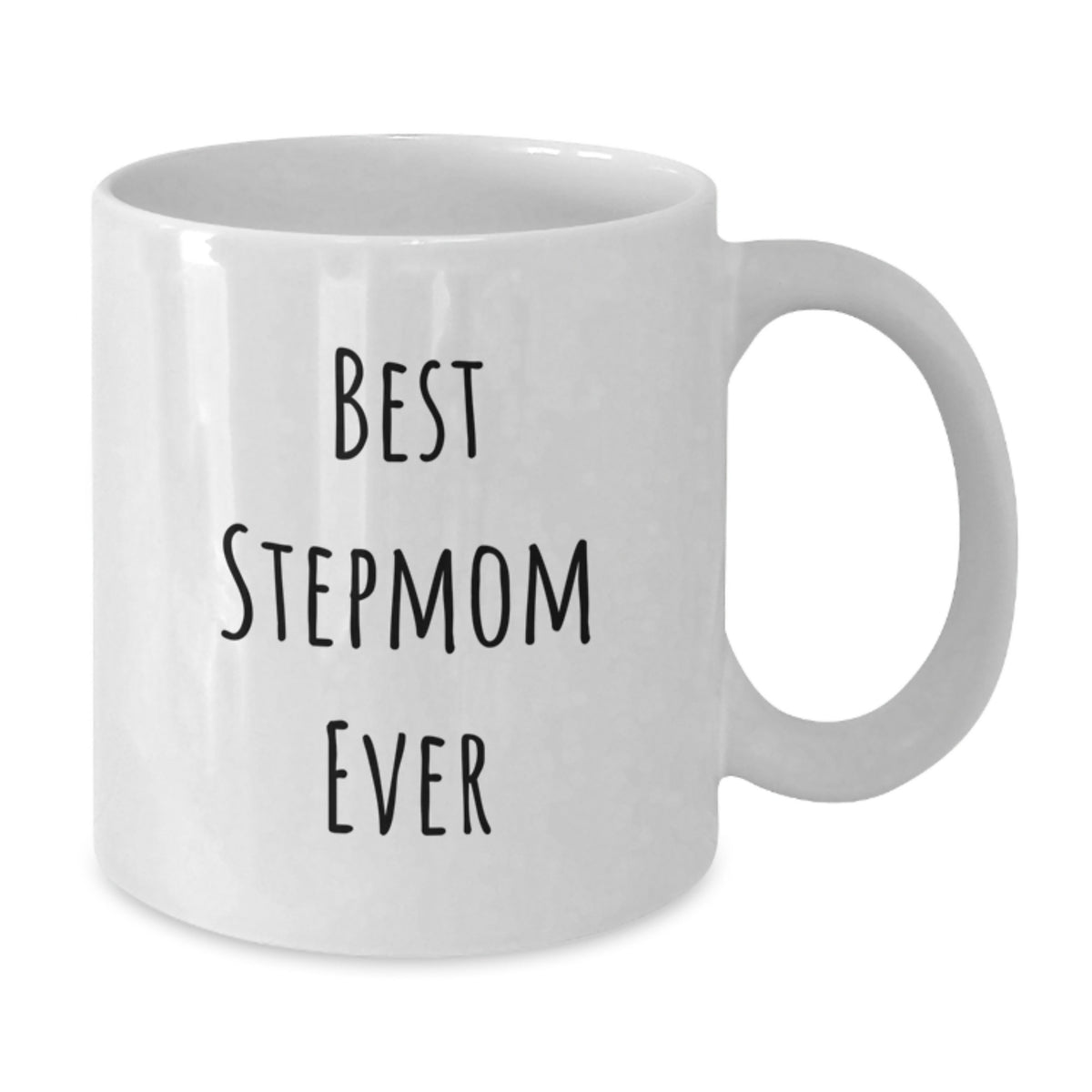 Funny Stepmom Gifts from Men to Best Stepmom Ever, White Coffee Mug for Birthday Unique Gifts - Additional