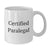 Funny Certified Paralegal White Coffee Mug Gifts from Friends and Family for Graduation, 'You're a-maze-ing!' - Additional