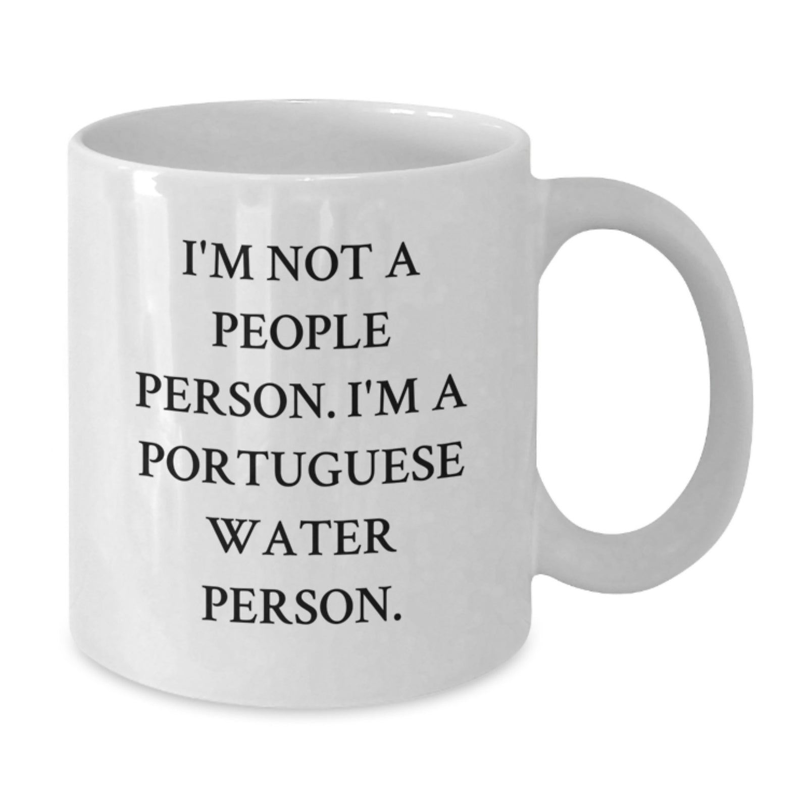 Portuguese Water Dog Lovers Funny White Coffee Mug Gifts from Men to Friends, Perfect for Birthday Celebration - Additional