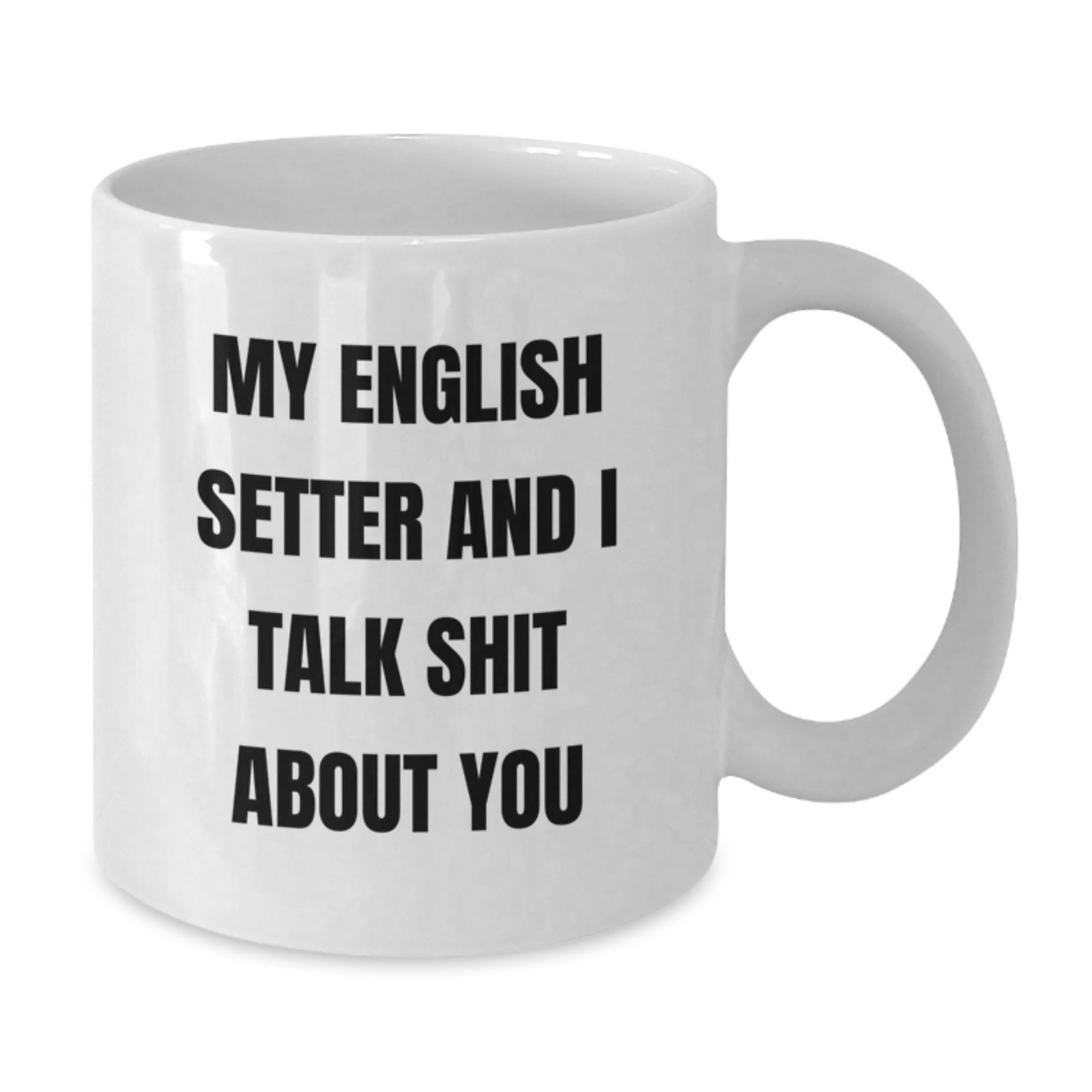 Birthday Gift English Setter Mug for Her – Keepsake White Ceramic - Additional