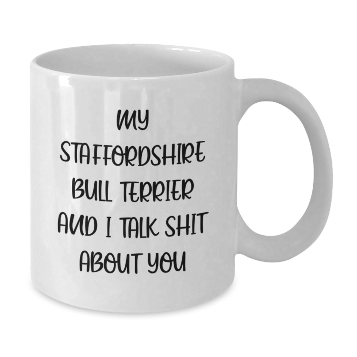 Staffordshire Bull Terrier Keepsake White Coffee Mug Birthday Gift - Additional