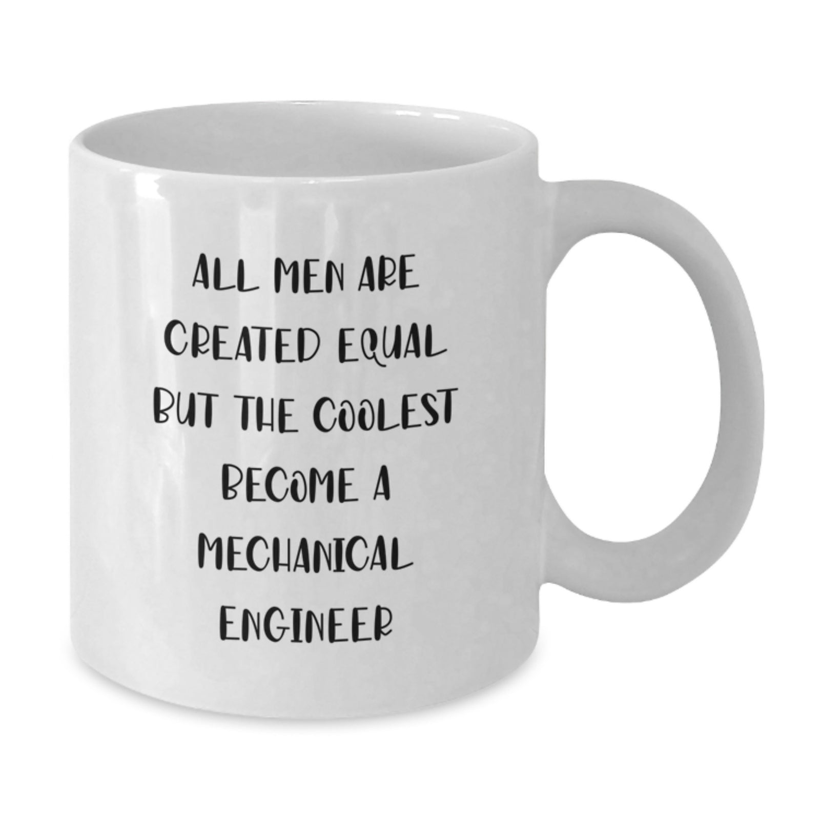 Funny Mechanical Engineer Gifts for Him from Friends - White Coffee Mug for Birthday - Additional