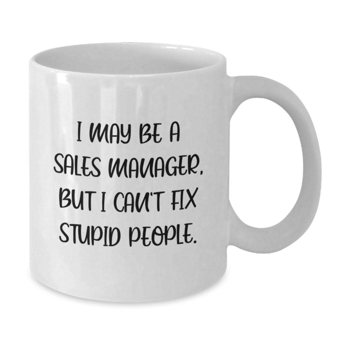 Christmas Gift for Sales Manager - Humorous Quote Mug Present for Her - Additional