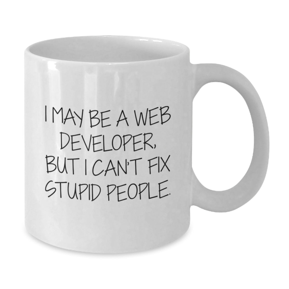 Birthday Gift for Her Web Developer White Coffee Mug Present - Additional