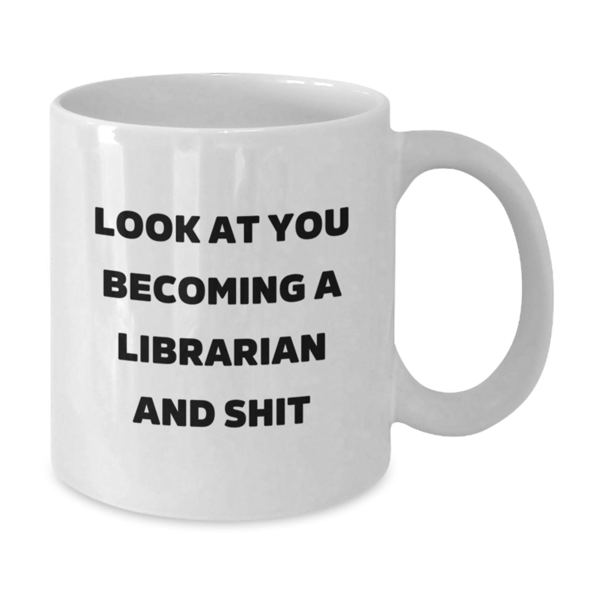 Funny Librarian Gifts from Friends, White Coffee Mug for Librarian Women, Mother's Day Unique Gifts - Additional