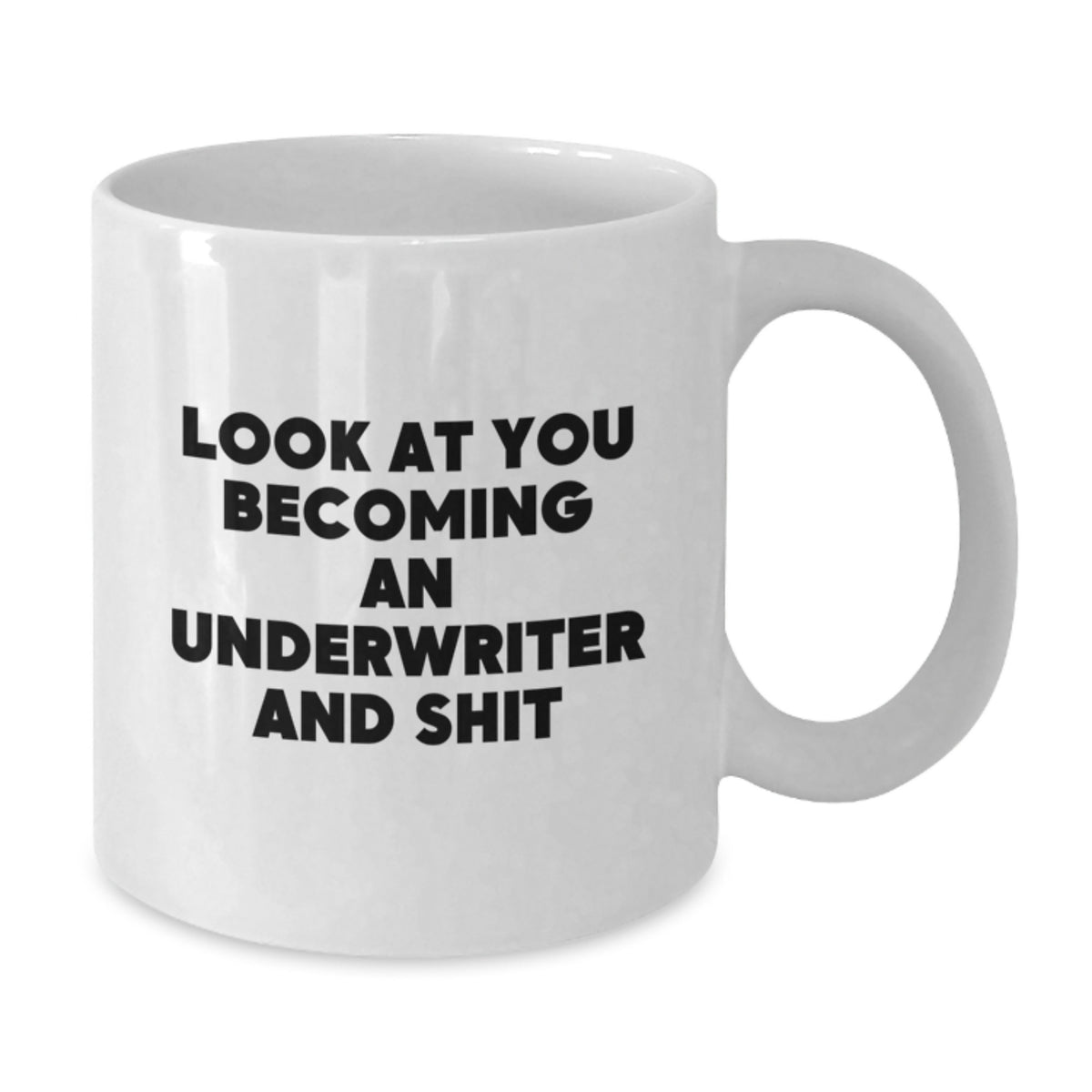 Underwriter Keepsake Gift for Him A Humorous 'Look At You Becoming An - Additional
