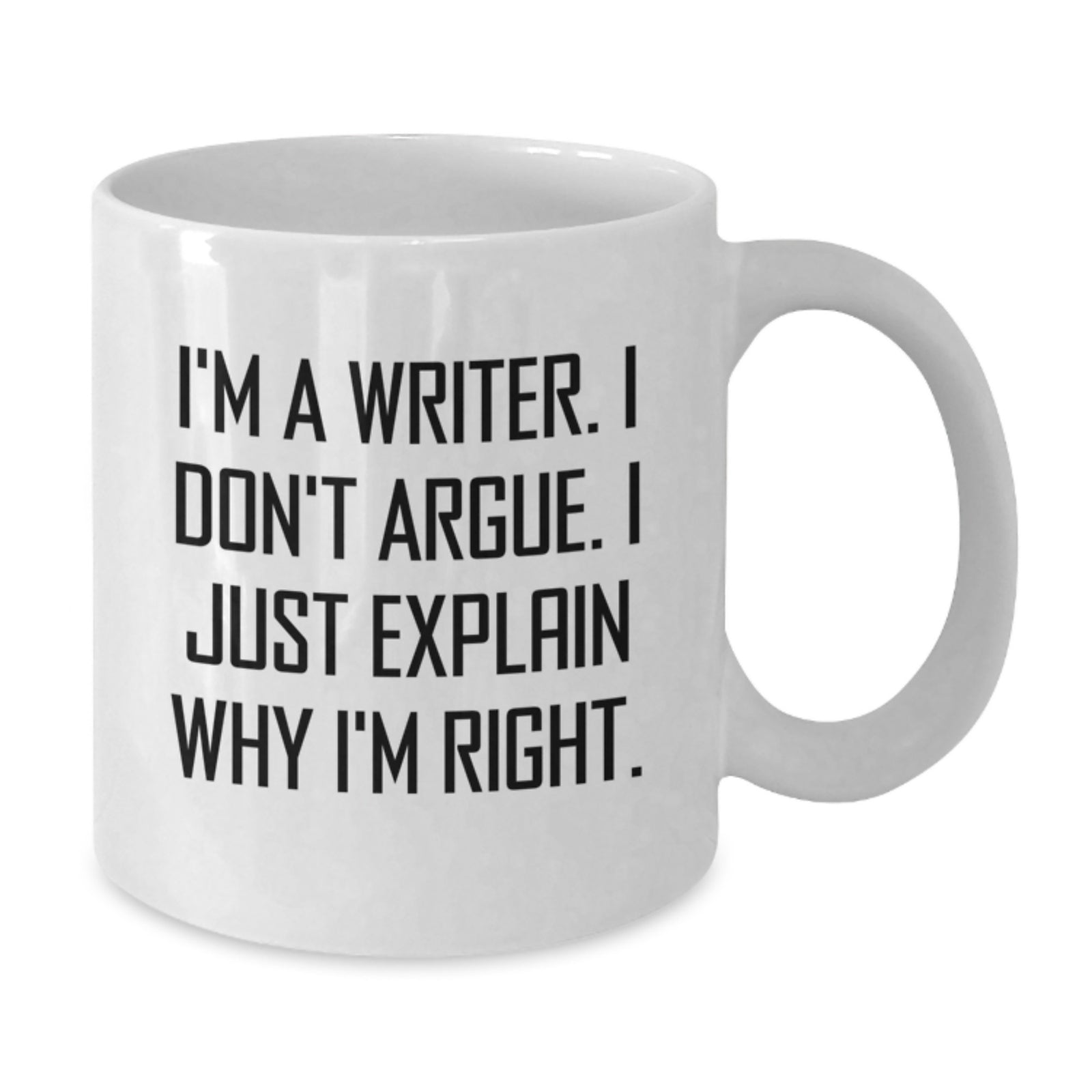Writer Keepsake White Coffee Mug 11oz Ceramic for Him Christmas Gift - Additional