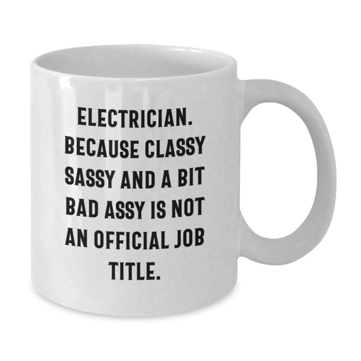 Electrician Keepsake White Premium Coffee Mug for Him Birthday Gift - Additional