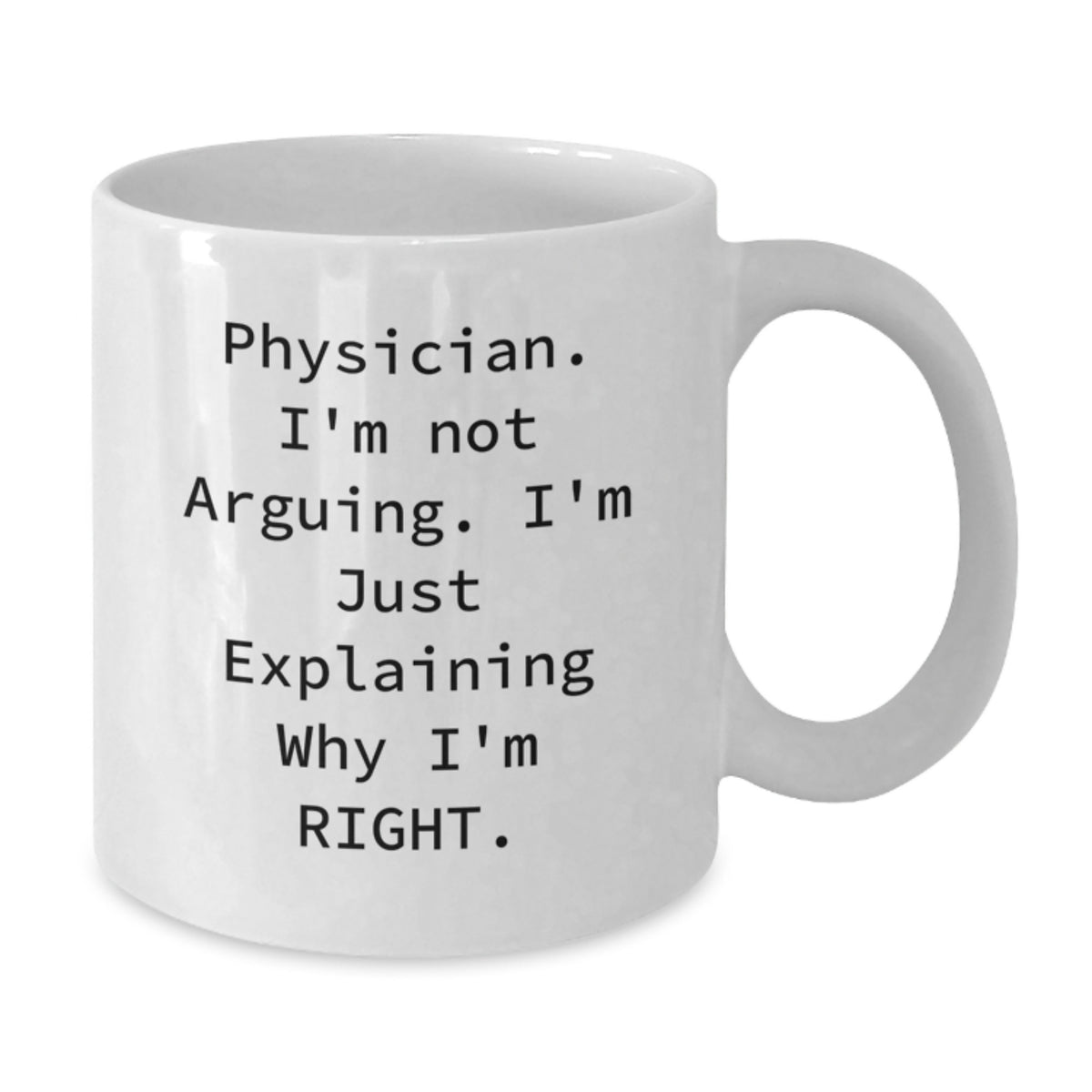 Birthday Gift Physician Keepsake White Ceramic Mug for Her Present - Additional