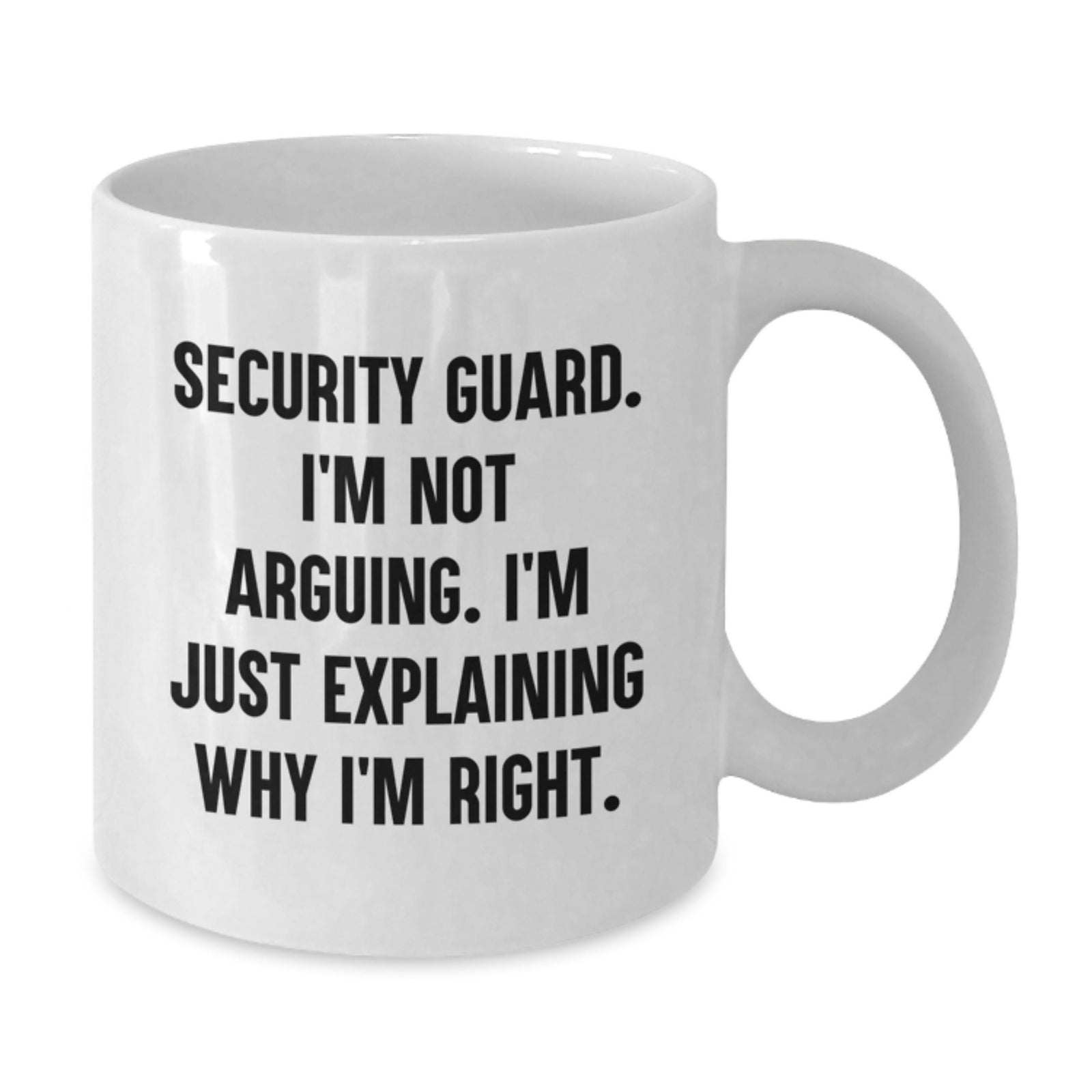 Birthday Gift for Her Security Guard Mug – Keepsake White Coffee Mug - Additional