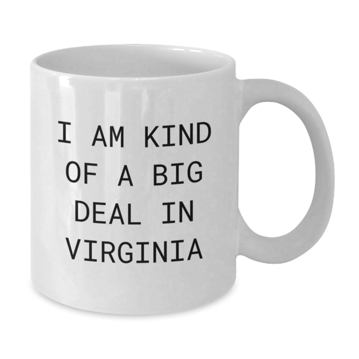 Funny Quote White Coffee Mug Gifts from Men to Women in Virginia for Christmas Unique - Additional