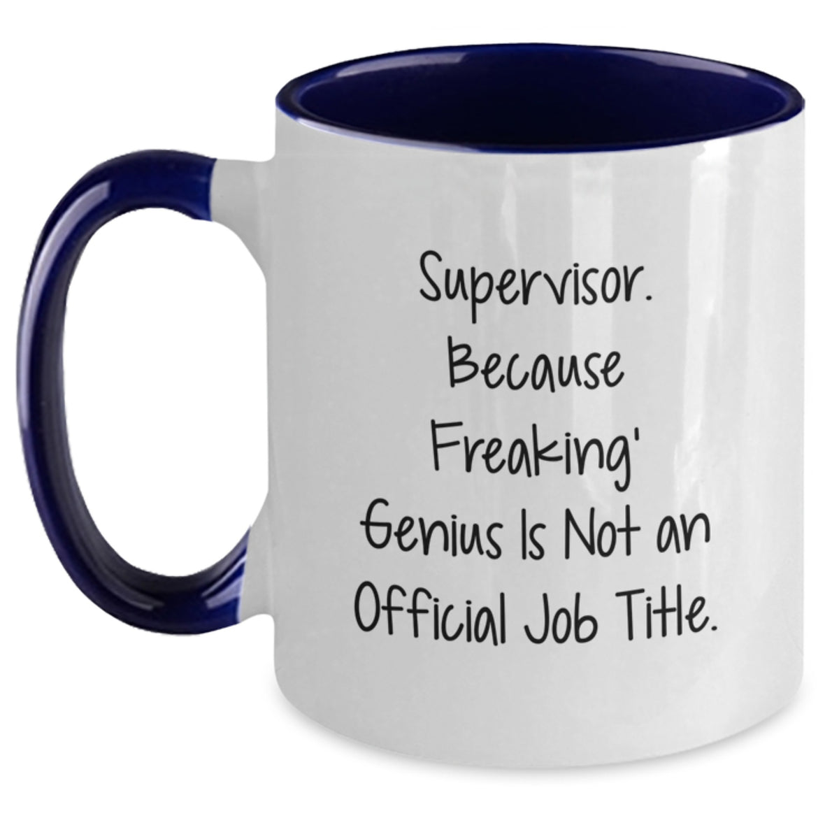 Supervisor Keepsake Two Tone Coffee Mug for Him Birthday Gift Ceramic - Main