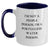 Funny Portuguese Water Dog Gifts for Men from Friends - I'm Not A People Person. I'm A Portuguese Water Person. Two Tone Coffee Mug, Birthday Unique Present - Main