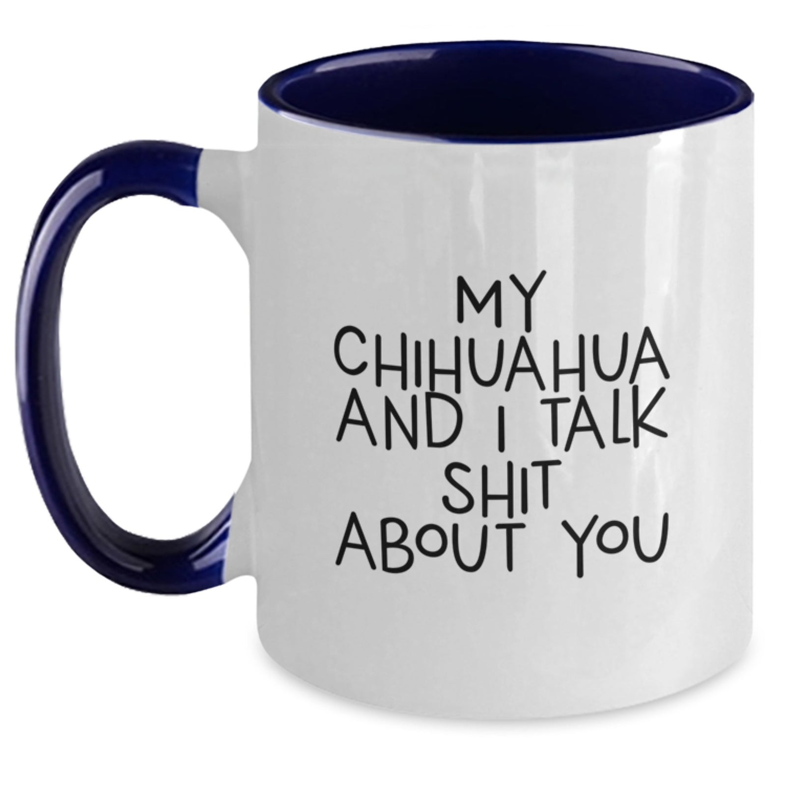 Chihuahua Dog Keepsake Two Tone Coffee Mug for Him Birthday Gift - Main