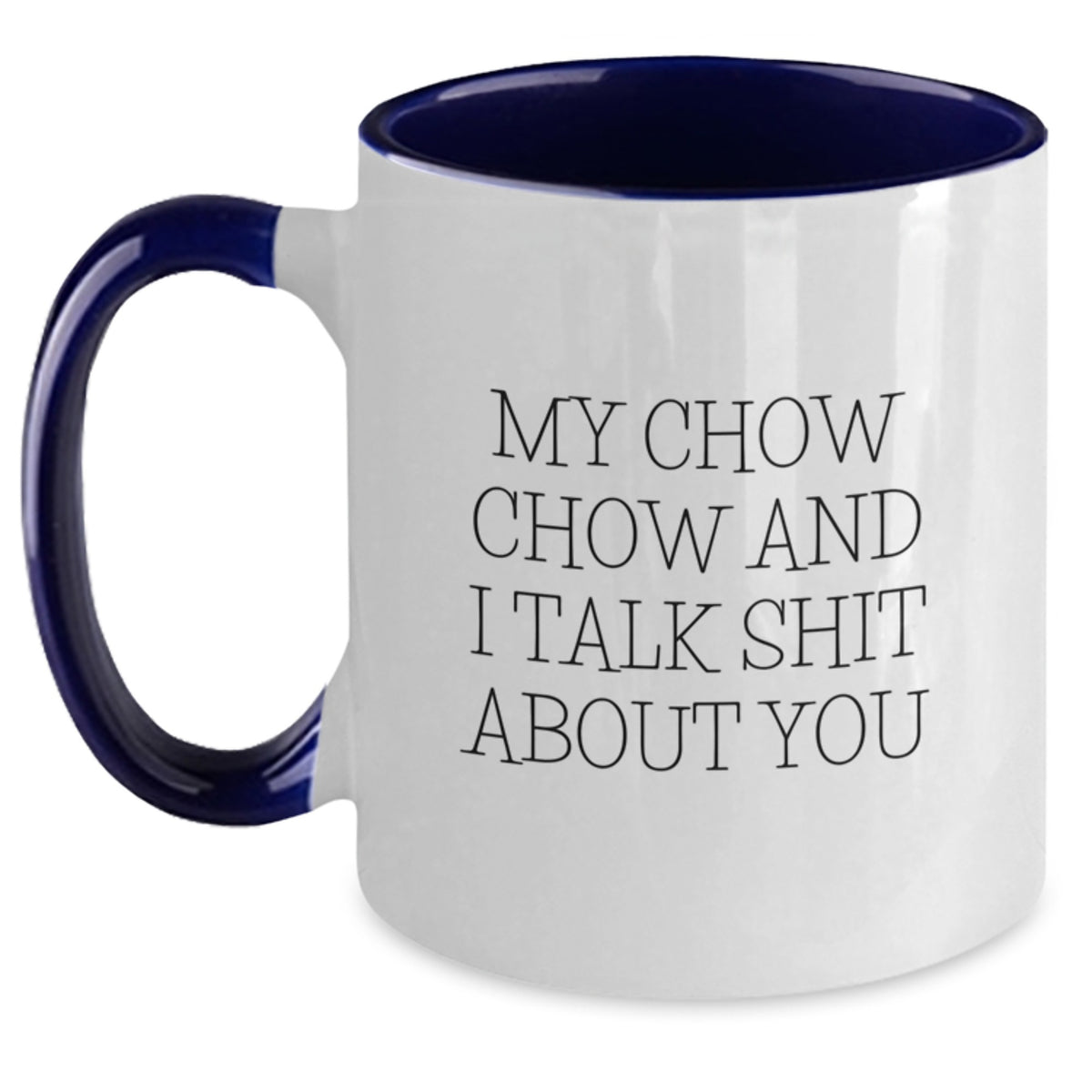 Chow Chow Keepsake Two Tone Coffee Mug for Him Birthday Gift - Main