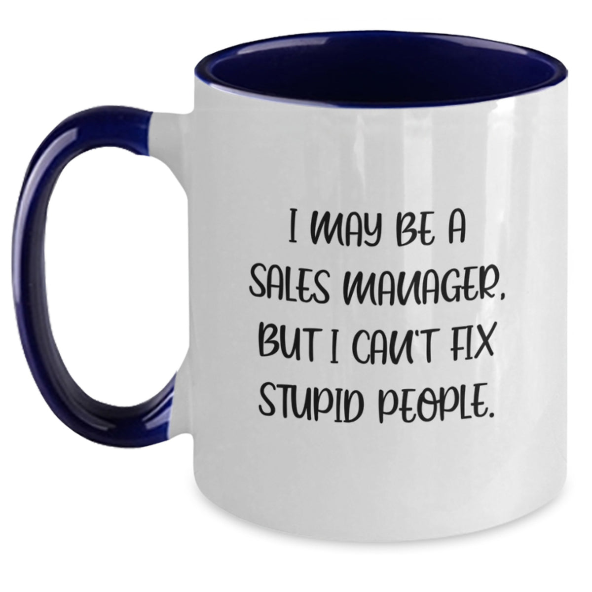 Christmas Gift for Her - Witty Sales Manager Coffee Mug Present - Main