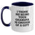 Funny Grandpa Gifts for Him - 'I Think Me Being Your Grandpa Is Enough Of A Gift' Two Tone Coffee Mug from Family - Main