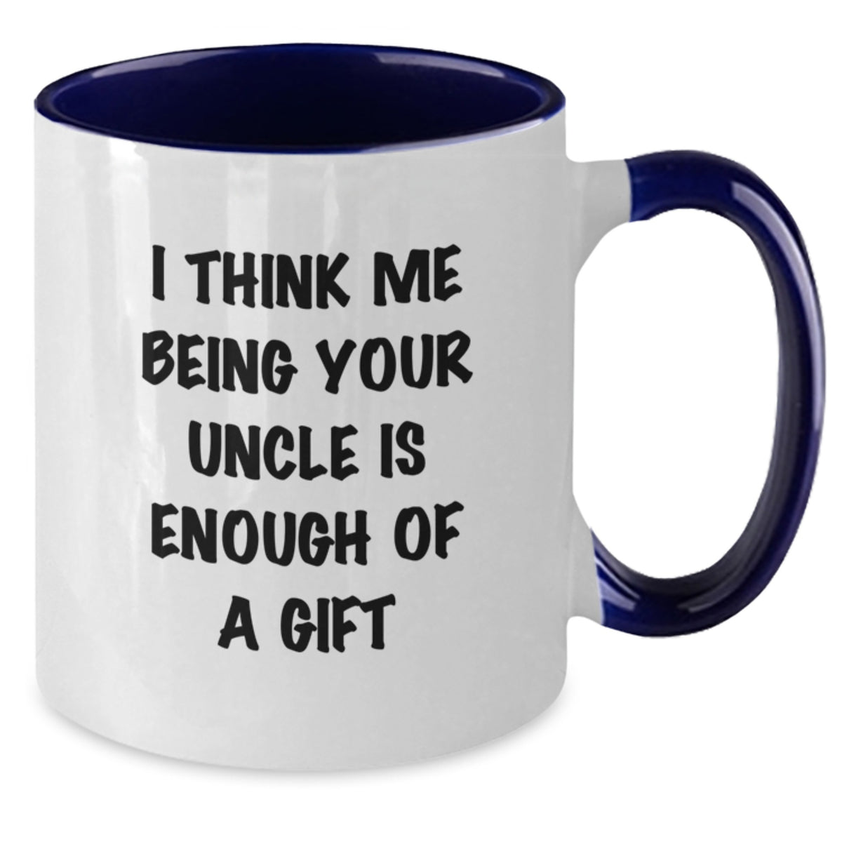 Funny Uncle Gifts from Men to Uncle - Unique Two Tone Coffee Mug for Graduation - Additional