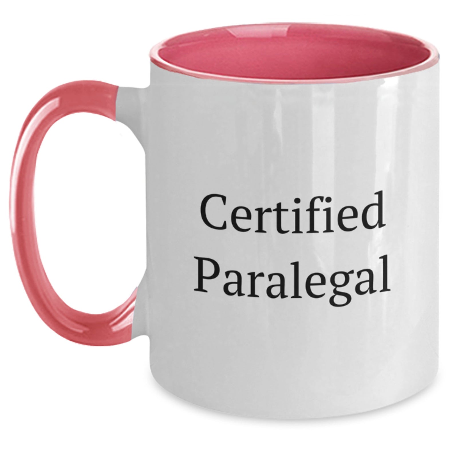 Funny Certified Paralegal Gifts from Friends for Paralegal Graduation Unique Two Tone Coffee Mugs - Main