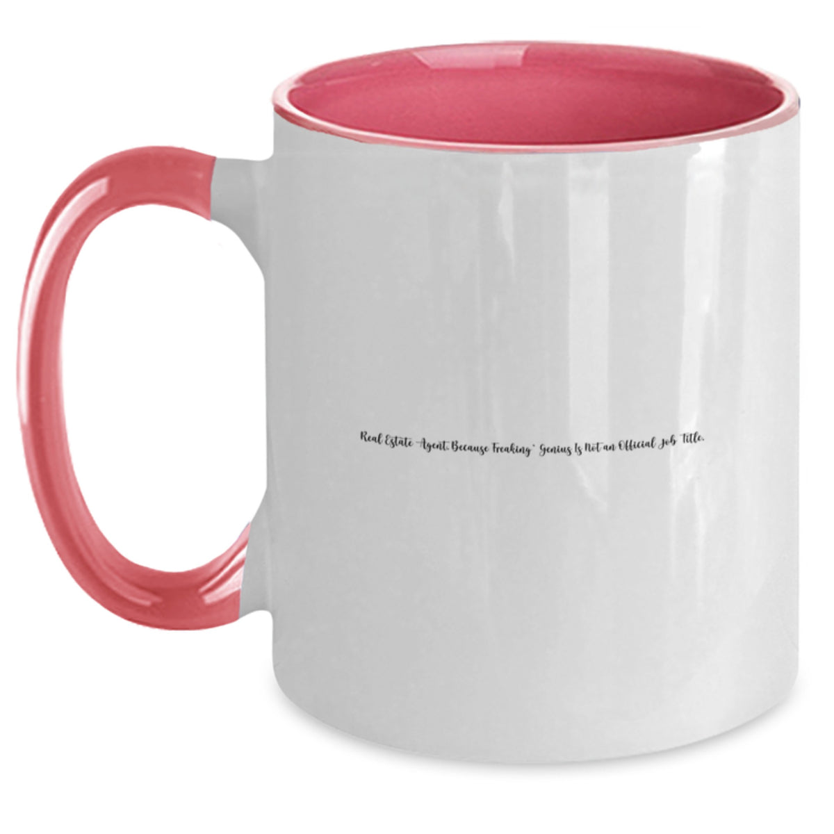 Funny Real Estate Agent Gifts, Two Tone Coffee Mug, Real Estate Agent Quotes for Dad, Father's Day Unique Gifts from Family - Main