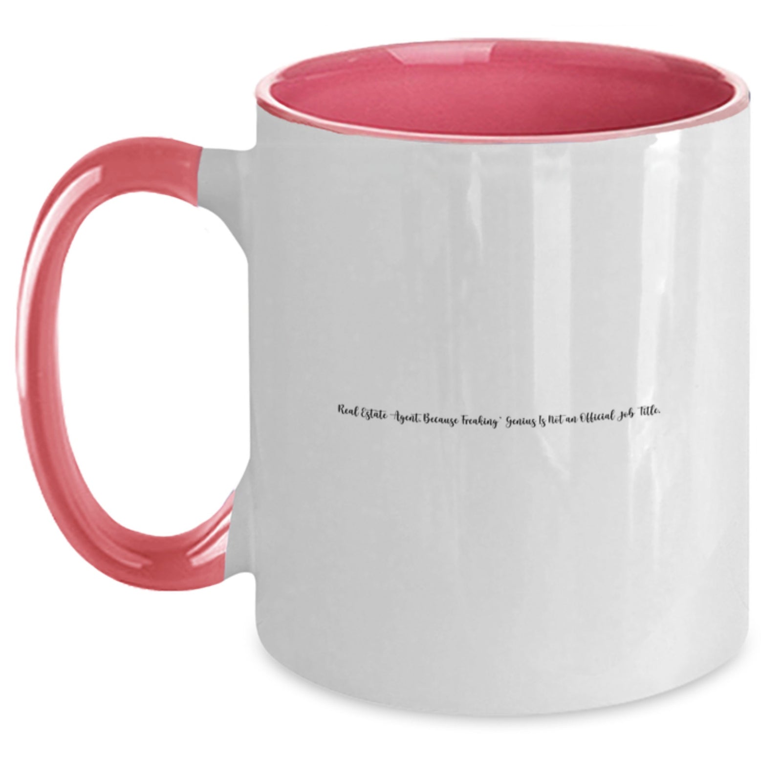 Funny Real Estate Agent Gifts, Two Tone Coffee Mug, Real Estate Agent Quotes for Dad, Father's Day Unique Gifts from Family - Main