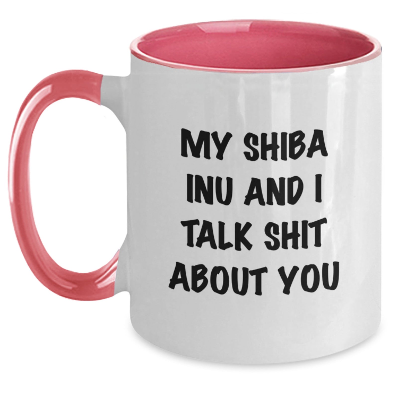 Shiba Inu Keepsake Two Tone Coffee Mug for Him Christmas Gift - Main