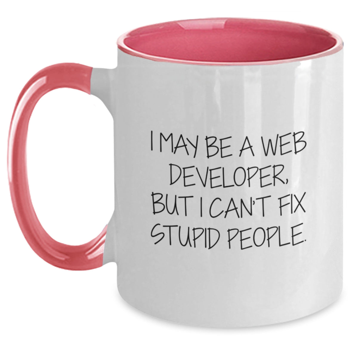 Birthday Gift Web Developer Two Tone Coffee Mug for Her Present - Main