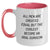 Funny Oral Surgeon Gifts, Two Tone Coffee Mugs for Birthday - 'All Men Are Created Equal But The Coolest Become An Oral Surgeon' from Men, Gifts for Oral Surgeon - Main