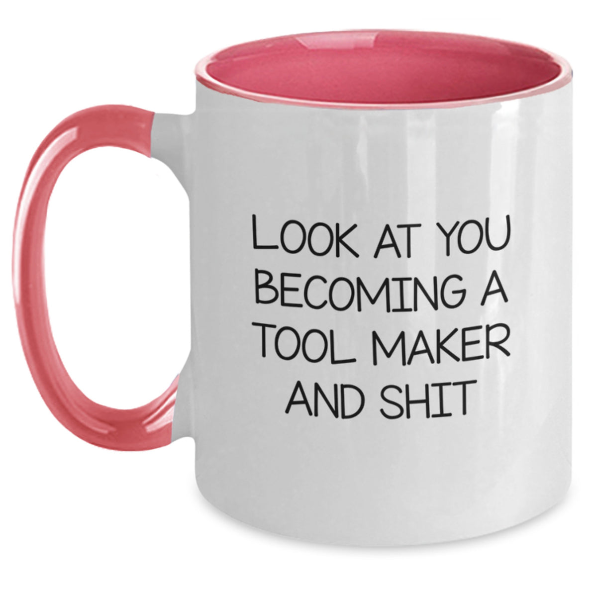 Birthday Gift Two Tone Coffee Mug for Her Tool Maker Present - Main