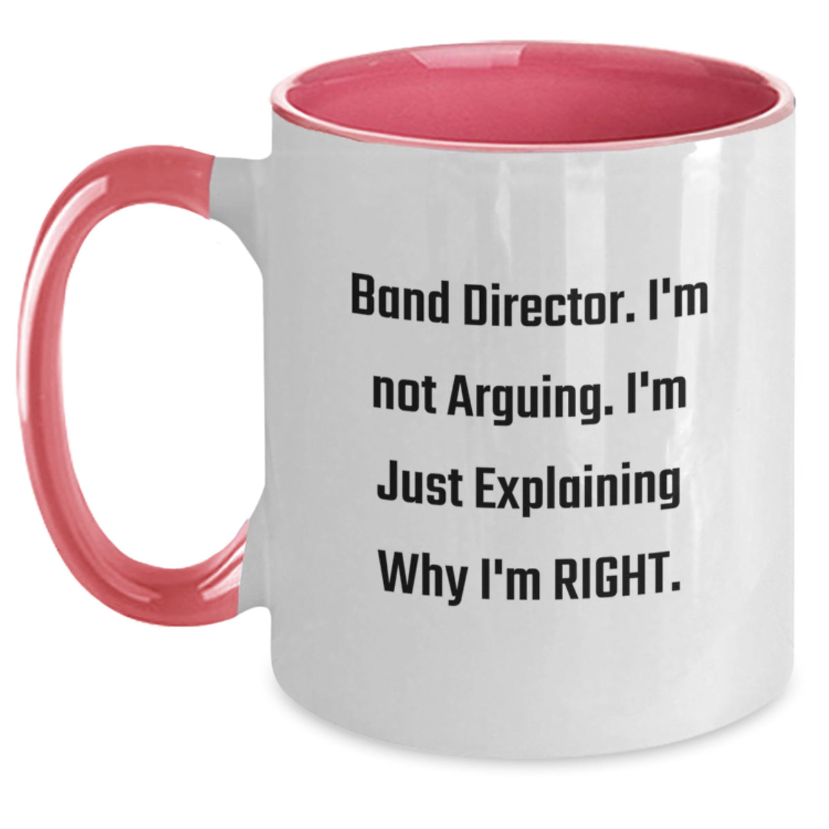 Band Director Keepsake Two Tone Coffee Mug for Him Birthday Gift - Main